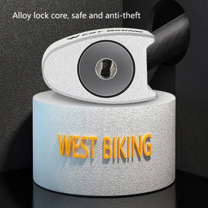 WEST BIKING YP0705066 Lengthen Steel Cable Lock Motorcycle Mountain Bike Bicycle Anti-Theft Lock, WEST BIKING YP0705066