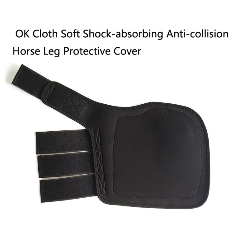 A Pair High Elastic OK Cloth Soft Shock-Absorbing Anti-Collision Horse Leg Protective Cover Protection Straps Horse Protective Gear, Horse Leg Protective Cover