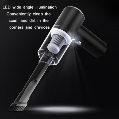 Car Dry And Wet Wireless Handheld Vacuum Cleaner, Black, White