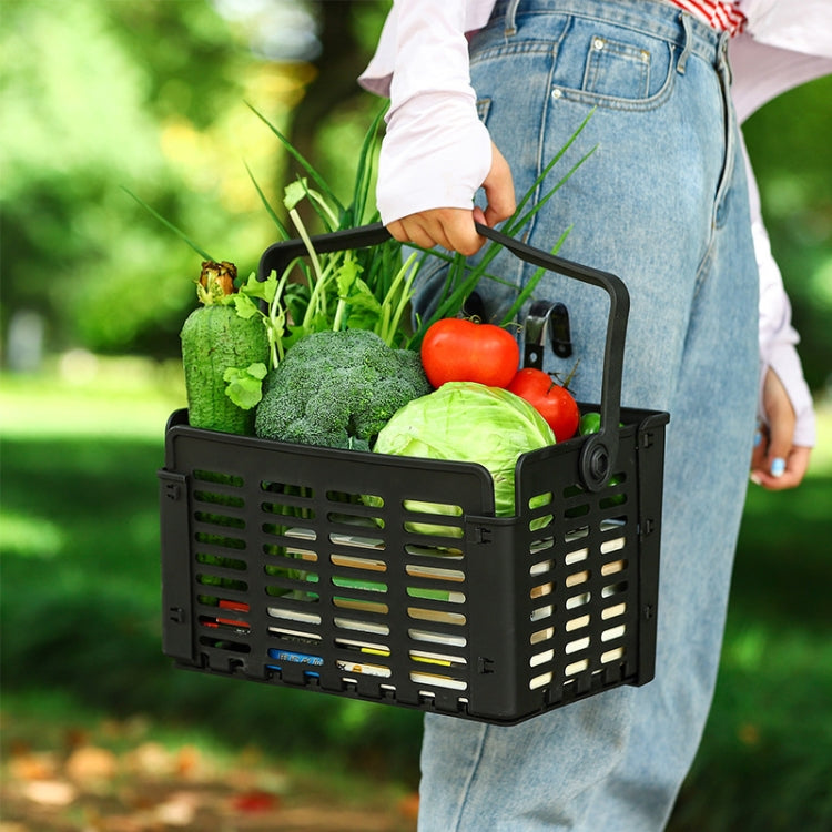 WEST BIKING Bicycle Basket Foldable Quick Release Basket Portable Food Basket, WEST BIKING Bicycle Food Basket