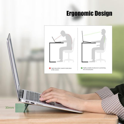 02919 Laptop Desktop Increased Heat Dissipation Bracket Laptop Base Portable Foot Pad Bracket
