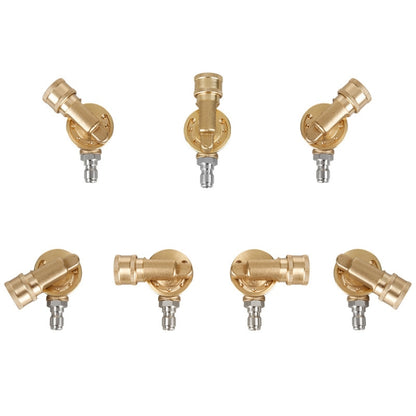 High Pressure Cleaning Machine Accessories Brush Head 240 Degrees Rotating 1/4 Live Joint, 240 Degrees Rotating 1/4 Live Joint