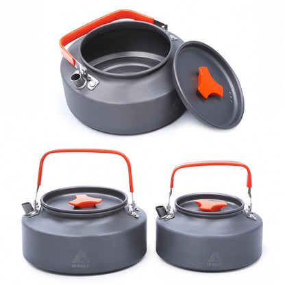 Hewolf HW-1782 Outdoor Kettle Pot Camping Tea Portable Kettle Cookware Pot, Capacity:, 1.05L, 1.6L