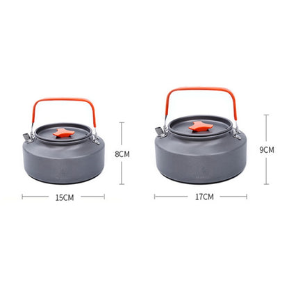 Hewolf HW-1782 Outdoor Kettle Pot Camping Tea Portable Kettle Cookware Pot, Capacity:, 1.05L, 1.6L
