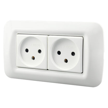 PC Panel Duplex Israel Three-Hole Wall Power Socket