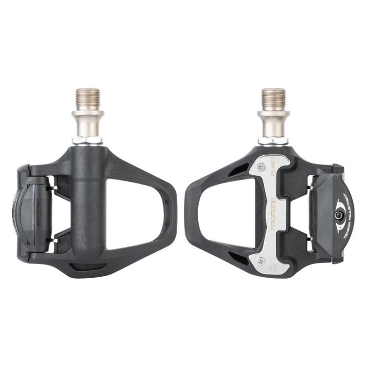 1 Pair PROMEND PD-R97P Bicycle Self-Locking Pedal Road Bike Nylon Lock Pedal SPD System Cassette Palin Pedal, PD-R97P