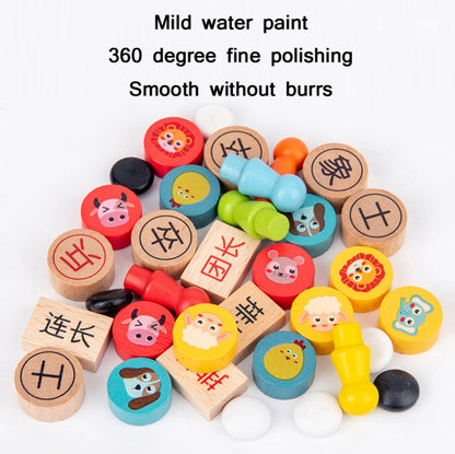 Children Wooden Multifunctional Parent-Child Interactive Puzzle Board Toy, Set Specification:, 2 In 1 Hocker + Flying Chess, 2 In 1 Hockey + Five Sorrows, 4 In 1 Chess, 6 In 1 Chess, 8 In 1 Chess