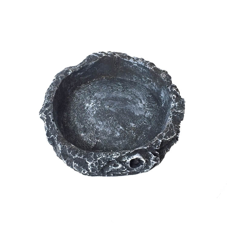 Little Red Food Bowl Reptile Water Food Basin Turtle Lizard Snake Water Basin, 3 PCS Little Red Food Bowl, 2 PCS Small Gray Food Bowl, 2 PCS Wood Pattern Food Bowl, 2 PCS Large Food Bowl