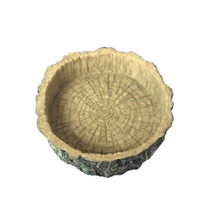 Little Red Food Bowl Reptile Water Food Basin Turtle Lizard Snake Water Basin, 3 PCS Little Red Food Bowl, 2 PCS Small Gray Food Bowl, 2 PCS Wood Pattern Food Bowl, 2 PCS Large Food Bowl