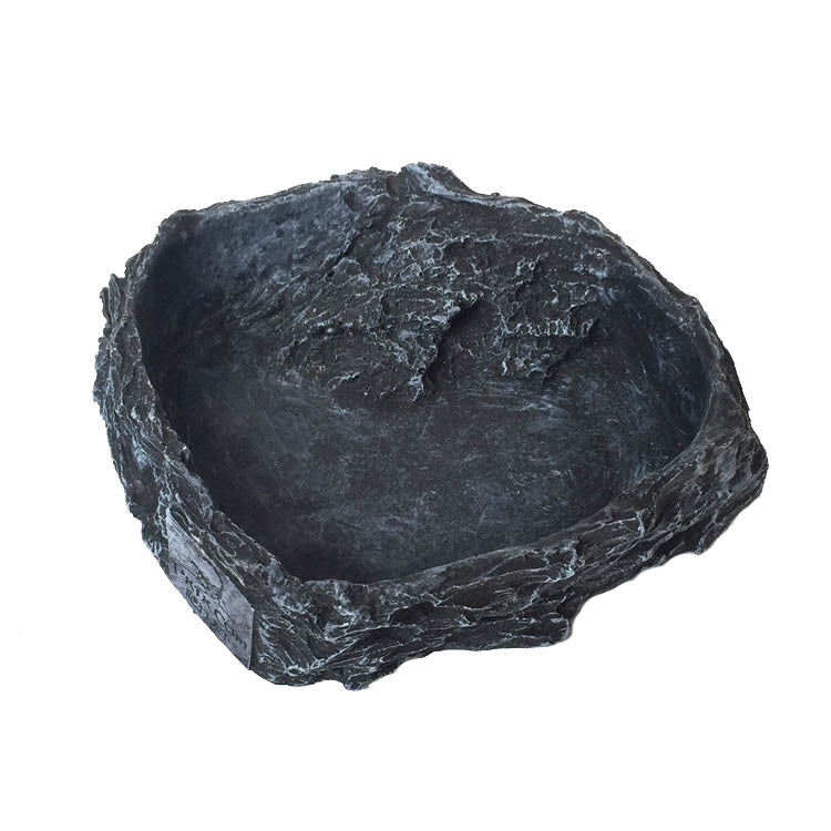 Little Red Food Bowl Reptile Water Food Basin Turtle Lizard Snake Water Basin, 3 PCS Little Red Food Bowl, 2 PCS Small Gray Food Bowl, 2 PCS Wood Pattern Food Bowl, 2 PCS Large Food Bowl