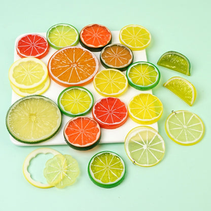 Fake Fruit Slice Shooting Props High Simulation Fruit Slice Model Decoration Shooting Props