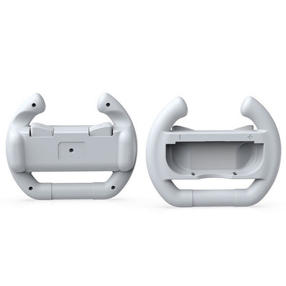 DOBE Left And Right Handle Steering Wheel For Switch OLED / Switch, Specification：, White（2PCS/Pack）, Black（2PCS/Pack）, Red + Blue（2PCS/Pack）