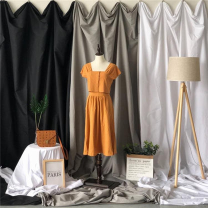 Photo Background Cloth Increased Widened Photography Cloth Live Broadcast Solid Color Cloth, 3 x 2.4m, 4 x 2.4m