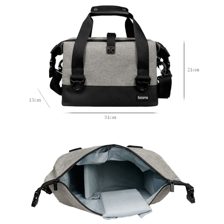 Baona BN-H014 SLR Camera Shoulder Bag Digital Storage Protective Waterproof Bag, BN-H014 (Gray)