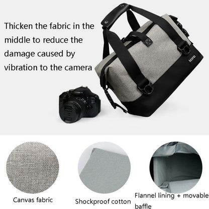 Baona BN-H014 SLR Camera Shoulder Bag Digital Storage Protective Waterproof Bag, BN-H014 (Gray)