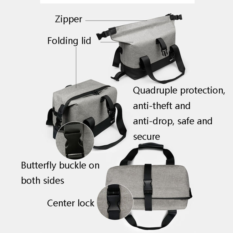 Baona BN-H014 SLR Camera Shoulder Bag Digital Storage Protective Waterproof Bag, BN-H014 (Gray)