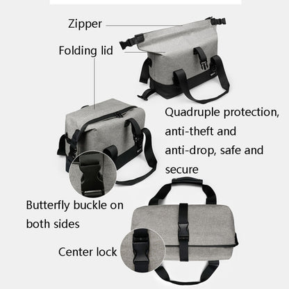 Baona BN-H014 SLR Camera Shoulder Bag Digital Storage Protective Waterproof Bag, BN-H014 (Gray)