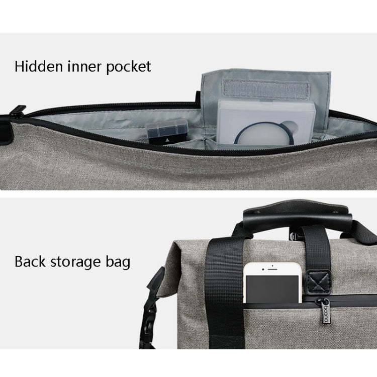 Baona BN-H014 SLR Camera Shoulder Bag Digital Storage Protective Waterproof Bag, BN-H014 (Gray)