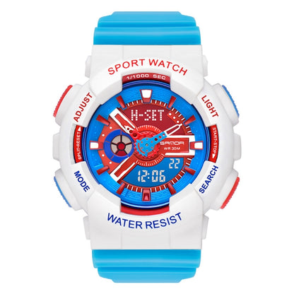 SANDA Outdoor Leisure Waterproof Multifunctional Luminous Electronic Watch