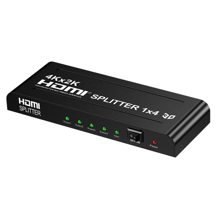 HW-4K104D 1 to 4 4K X 2K Video High-Definition On-Screen HDMI Splitter, HW-4K104D