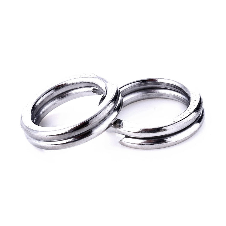 HENGJIA SS010 50 in 1 Stainless Steel Flat Ring Fishing Space Fittings, 4mm, 5mm, 6mm, 7mm, 8mm, 9mm, 10mm, 11mm, 12mm