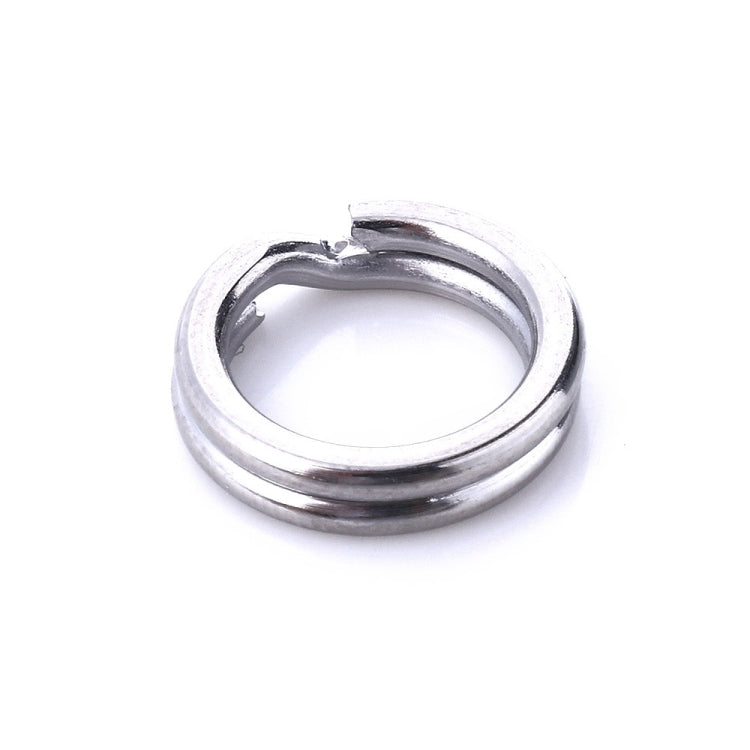 HENGJIA SS010 50 in 1 Stainless Steel Flat Ring Fishing Space Fittings, 4mm, 5mm, 6mm, 7mm, 8mm, 9mm, 10mm, 11mm, 12mm