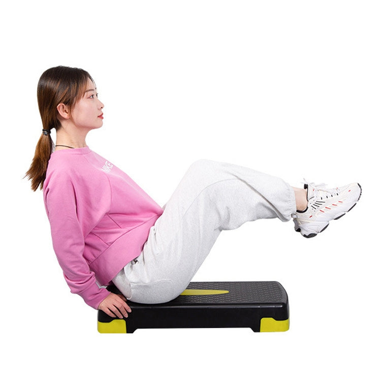 Fitness Pedal Rhythm Pedal Adjustable Sports Yoga Fitness Aerobics Pedal, Size: 68 x 30 x 10 cm, Fitness Aerobics Pedal(Black + Red), Fitness Aerobics Pedal(Black + Green), Fitness Aerobics Pedal(Black + Gray), Fitness Aerobics Pedal(Black + Yellow)