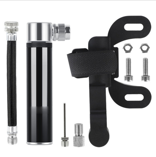 Manual Mini Portable Bicycle Aluminum Alloy Pump Basketball Football Inflatable Cylinder, Aluminum Alloy Pump(Black), Aluminum Alloy Pump(Red), Aluminum Alloy Pump(Silver)