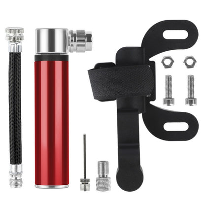 Manual Mini Portable Bicycle Aluminum Alloy Pump Basketball Football Inflatable Cylinder, Aluminum Alloy Pump(Black), Aluminum Alloy Pump(Red), Aluminum Alloy Pump(Silver)