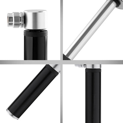 Manual Mini Portable Bicycle Aluminum Alloy Pump Basketball Football Inflatable Cylinder, Aluminum Alloy Pump(Black), Aluminum Alloy Pump(Red), Aluminum Alloy Pump(Silver)