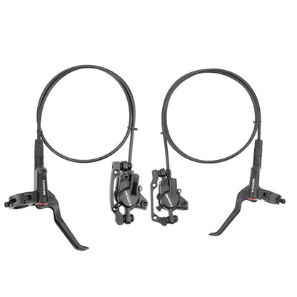 Meroca M800 Bicycle Brake Mountain Bike Universal Bilateral Brake Oil Pressure Disc Brake, Style:, 1 Pair Oil Brakes, 1 Pair Oil Brakes + 1 Pair Disc Brakes, Right Front 800mm, Left Back 1400mm, Right Front 800mm + Disc Brake