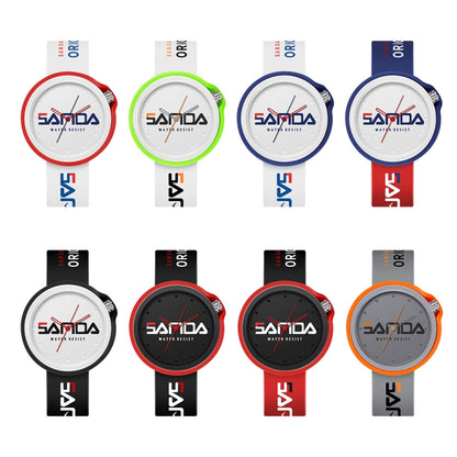 SANDA 3200 Silicone Belt Quartz Sports Watch For Men And Women