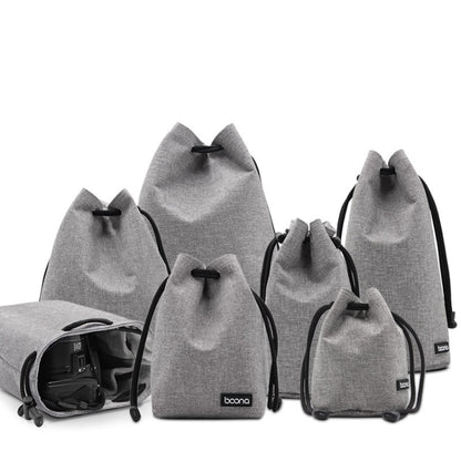 Benna Waterproof SLR Camera Lens Bag  Lens Protective Cover Pouch Bag, Round Small, Round Medium, Round Large, Square Small, Square Medium, Square Large
