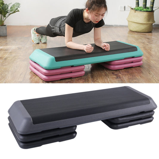 110cm Fitness Pedal Adjustable Sports Yoga Fitness Aerobics Pedal, Gray Motherboard + 4 Black Base, Red Motherboard + 4 Black Base, Grass Green Motherboard + 4 Grass Green Bases, Dark Green Motherboard + 4 Red Base, Dark Green Motherboard + 4 Black Bas...