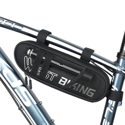 WEST BIKING Bicycle Triangle Reflective Bag Large Capacity Cycling Bag Horizontal Beam Bag Anti-Splashing Road Car Bag, WEST BIKING 1.3L Front Beam Bag