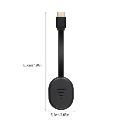 Wireless WiFi Display Dongle Receiver Airplay Miracast DLNA TV Stick for iPhone, Samsung, and other Smartphones, E38 White
