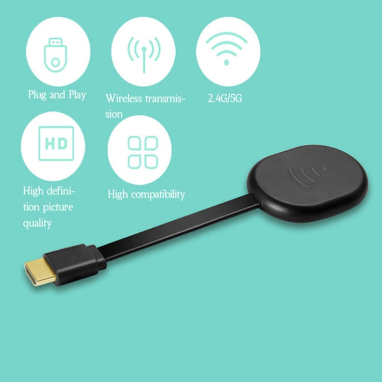 Wireless WiFi Display Dongle Receiver Airplay Miracast DLNA TV Stick for iPhone, Samsung, and other Smartphones, E38 White