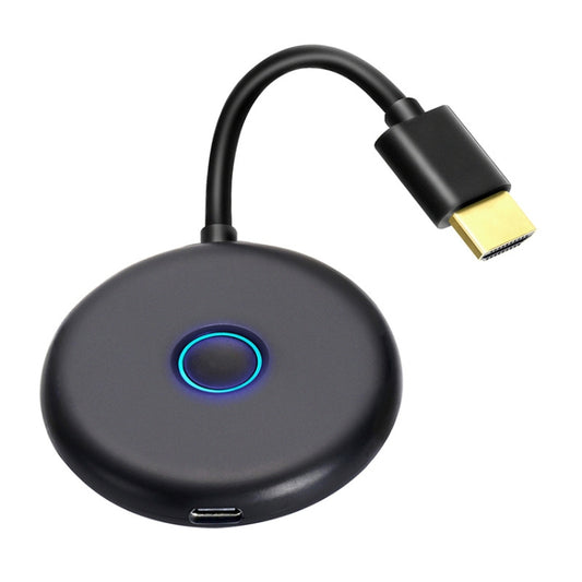 E89BK 2.4GHz / 5GHz WiFi Wireless Display Dongle Receiver Horizontal And Vertical Screen Streaming Media Player HDTV Stick
