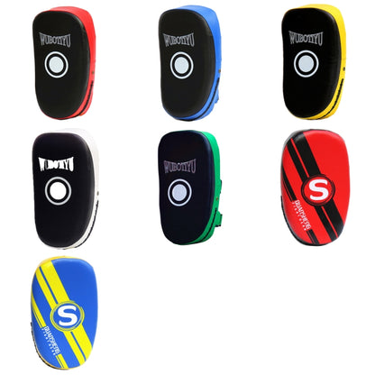 QUANSHENG TQB-04 Professional Taekwondo Foot Target Boxing Sanda PU Thickening Training Target, TQB-04 WB-Red, TQB-04 WB-Blue, TQB-04 WB-Yellow, TQB-04 WB-White, TQB-04WB-Green, TQB-04 SZ-Red, TQB-04 SZ-Blue