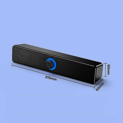 LeerFel Long Computer Wired Speaker Heavy Wellness Computer Multimedia Audio, 350TS (with Blueteeth), 350T (without Bluetooth)