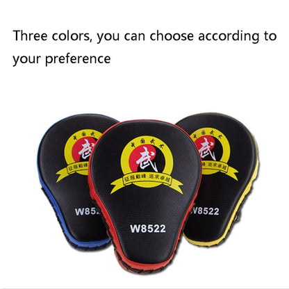 W8522 Sanda Boxing Hand Target Adult Thickened Curved Hand Target, Hand Target Blue, Hand Target Red, Hand Target Yellow