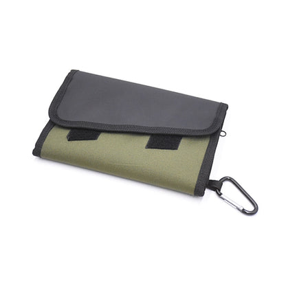 Splitable Fish Bait Bag With 6 PVC Self-Sealing Stickers Classification Storage Hanging Bag
