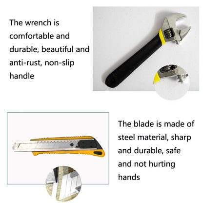 12 In 1 Car Home Dual-Use Hardware Combination Tool Set, Style:, 12 In 1 8012-1, 12 In 1 8012G-1