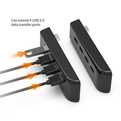 DOBE TP5-0576 USB HUB High Speed ??Transmission Extension HUB Converter For PS5, TP5-0576