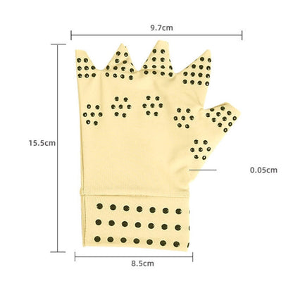 1 Pair Dispensing Protective Gloves Fitness Riding Non-Slip Health Elastic Half-Finger Gloves, Free Size
