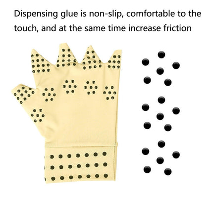 1 Pair Dispensing Protective Gloves Fitness Riding Non-Slip Health Elastic Half-Finger Gloves, Free Size
