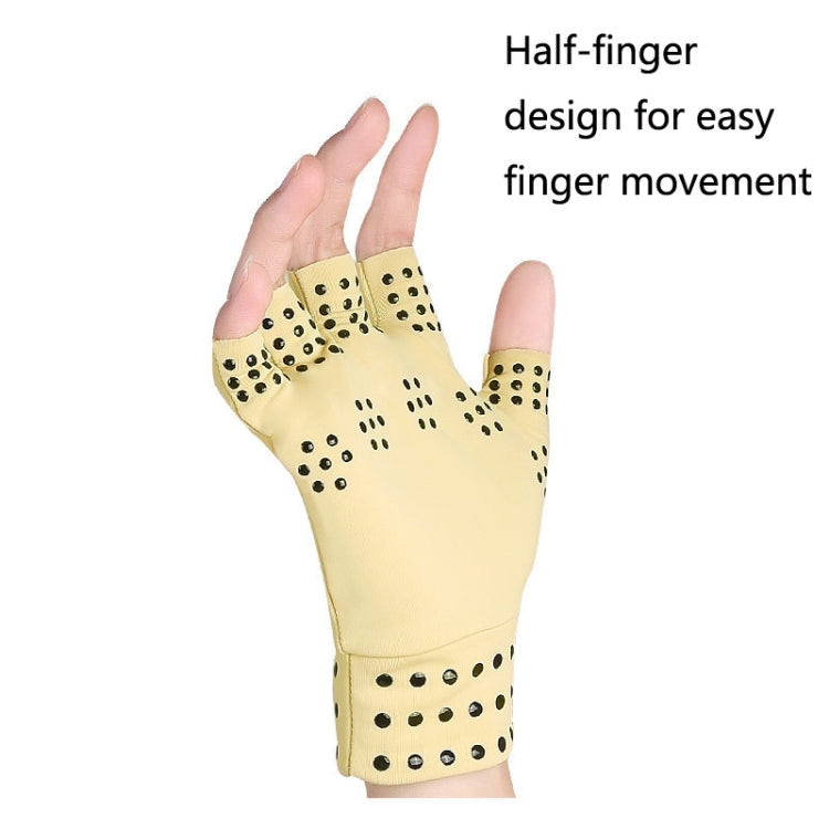 1 Pair Dispensing Protective Gloves Fitness Riding Non-Slip Health Elastic Half-Finger Gloves, Free Size
