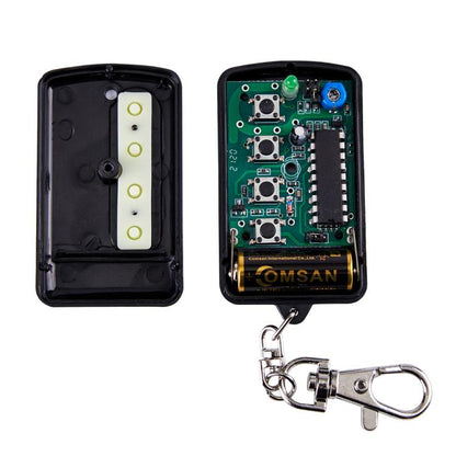 Frequency Modulation 250-450MHz Fixed Code Garage Door Remote Control