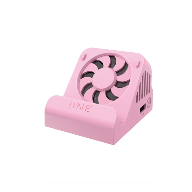 IINE Portable Video Conversion Base With Fan Cooling HDMI Video Converter For Nintendo Switch, Green-L390, Black-L388, Pink-L389, Yellow-L391