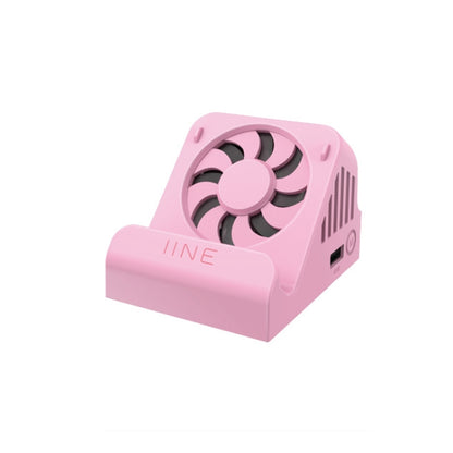 IINE Portable Video Conversion Base With Fan Cooling HDMI Video Converter For Nintendo Switch, Green-L390, Black-L388, Pink-L389, Yellow-L391